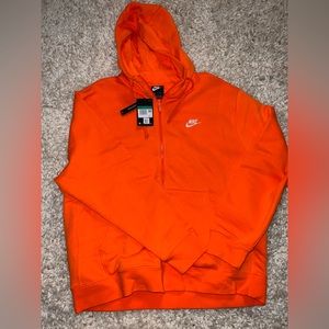 Orange Nike hoodie